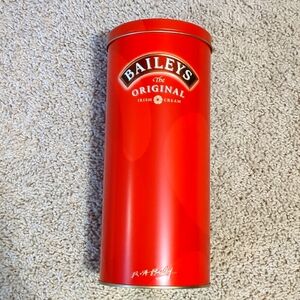 Empty Bailey's Irish Cream Tin